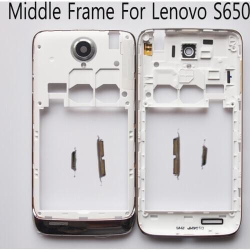 Middle Frame Housing Case For Lenovo S650 S658T With Camera Lens+Antenna + Power Volume Buttons
