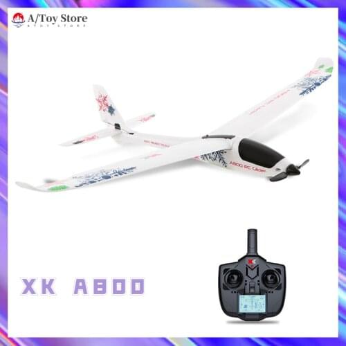 RC Airplane Model XK A800 4CH 780mm System 5Channel 6-AxisGyro Electric RC Plane Glider Throwing Wingspan Plane Fixed Wing RTF