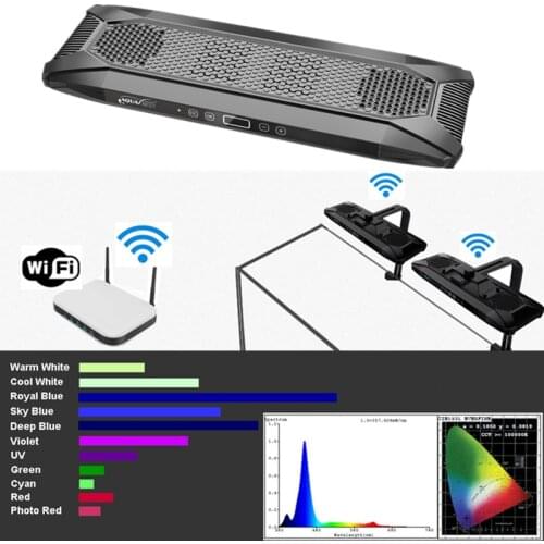 Marine Led Aquarium Light For Marine Aquarium Ceiling Light Reef Coral Stone Tank Light Fish Tank Lamp Lighting
