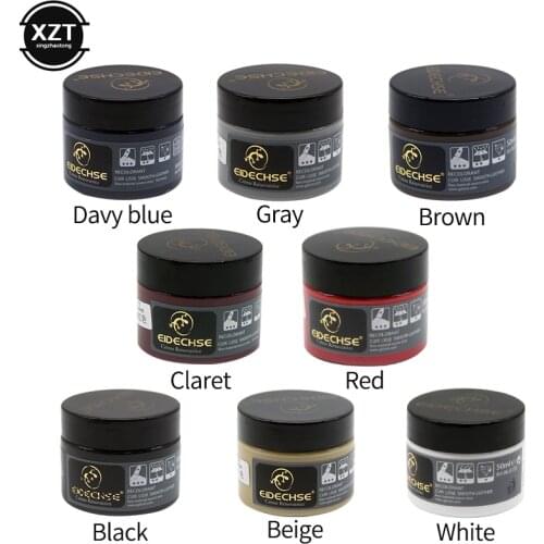 Car Leather Vinyl Repair Kit Leather Paint Cleaner for Auto Seat Sofa Leather Repair Coats Holes Scratch Cracks