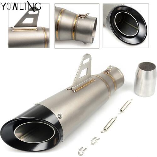 NEW Motorcycle Exhaust Pipe Scooter Modified 51mm exhaust Muffler pipe for BMW S100RR S1000RR K1200R F800GS CBR600RR ER6N