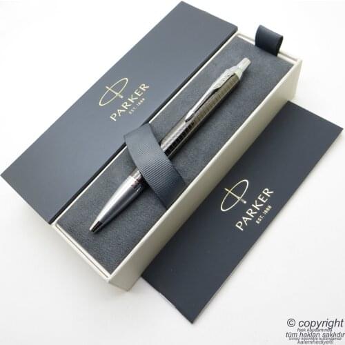 Parker IM Premium Gray Ballpoint Pen | İsme Special Pen