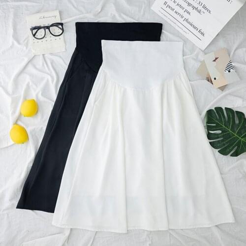 Maternity dress summer dress mid-length casual go out all-match summer pregnant belly lift skirt