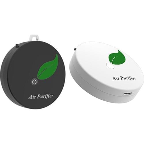 Mini Portable Air Purifier Wearable Air Purifier Necklace USB Air Cleaner Travel-Size Purifier for Small Space