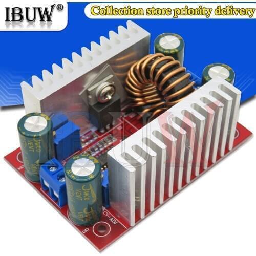 DC 400W 15A Step-up Boost Converter Constant Current Power Supply LED Driver 8.5-50V to 10-60V Voltage Charger Step Up Module