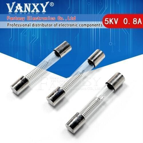10pcs 5KV 0.8A 800mA Microwave Oven High Voltage Fuse