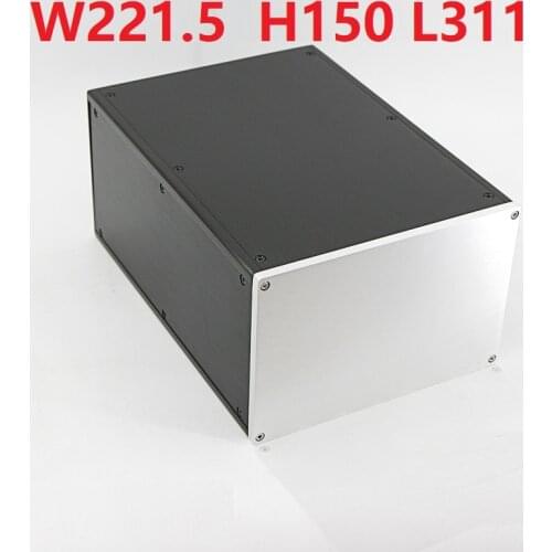Size (mm) : W221.5 H150 L311 Multi-purpose No. 1 All-aluminum Case For Power Case/Ear Amplifier/Power Amplifier Case