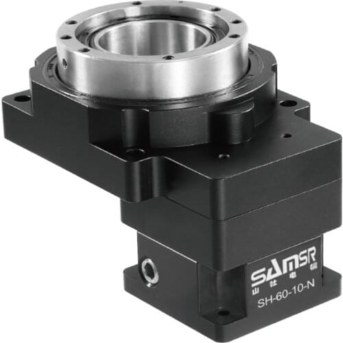 Samsr 60mm rotating platform speed reducer with ratio 10 nema 17 stepping motor for robotic welding automation CNC router