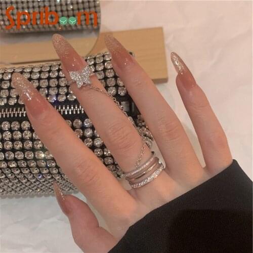 Spriboom Women's Silver Rings