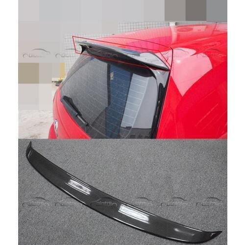 Car Styling Carbon Fiber Rear Roof Wing Spoiler Fit For Volkswagen VW Golf7 G-T-I MK7
