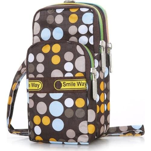 2021 Canvas Crossbody Bag Mobile Phone Bag Female New Mini Bag Sport Coin Purse Single Shoulder Bag Waterproof Messenger Bag