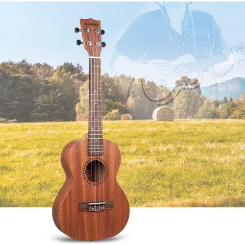 Naomi Ukulele 26" Tenor 18 Frets Ukulele Sapele Mahogany Student Ukulele 4 Strings Acoustic Hawaii Guitar