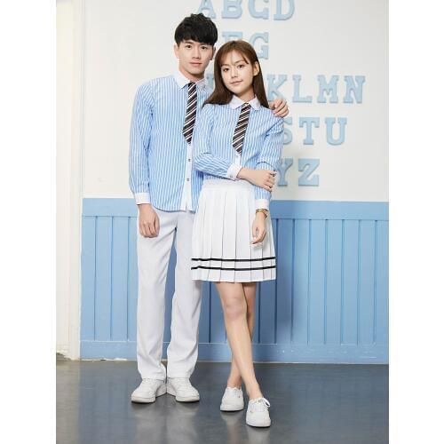 Junior High School Students Class Uniform Korean Female Girl College Style Set Uniforms Japanese Sailor Boy Suit Costumes H2467