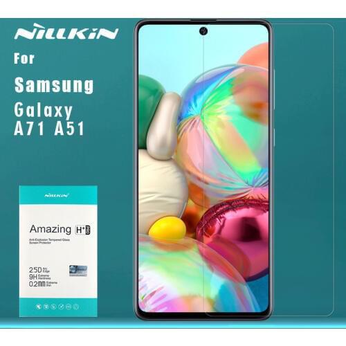 For Samsung Galaxy A71 A51 Tempered Glass Nillkin Screen Protector 9H+ Pro Amazing Clear Glass Film for Galaxy A71 A51 Glass