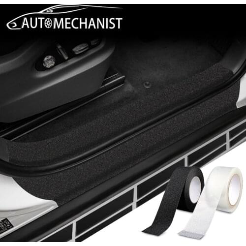 Door Sill Protector Sticker For Car Interior Anti-Kick Protection Stickers Auto PEVA Film Door Sill Scuff Plates Stickers