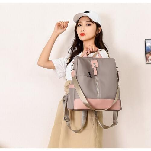Women Backpack Anti-theft Schoolbag Multifunction Backbag Female Satchel Waterproof Oxford Back Pack Girl Casual Shoulder Bag