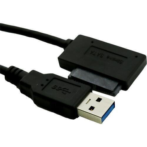 10pcs USB 3.0 A Male to 7+6Pin 13 Pin Slimline Sata Laptop CD/DVD Rom Optical Drive Adapter Cable 20cm
