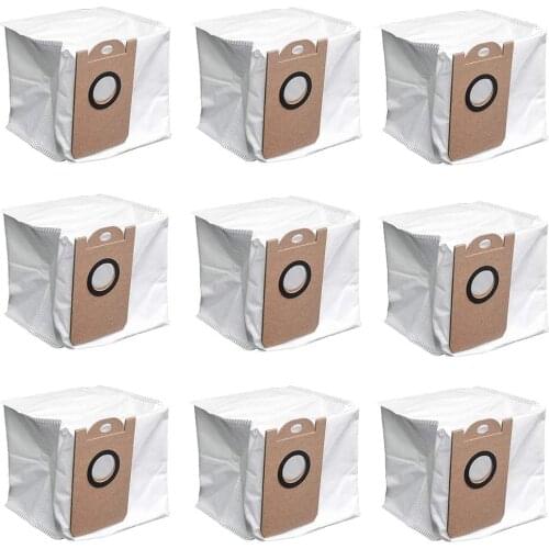 6PC Dust Bag Reuse Paper Filter Bags For Proscenic M7pro M8PRO Vacuum Cleaner Robot Spare Parts Kits Replacement Accessories