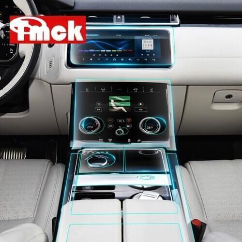 For Land Rover Discovery 5 L462 Sport Range Rover Sport Vogue Velar Evoque L494 L405 L551 Car Center Console Full Set TPU Film
