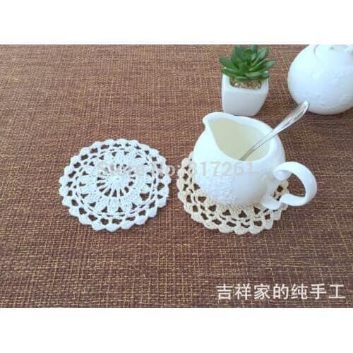 ZAKKA free shipping 12cm round 30pics/lot cup pads for tea table decoration wedding cup coaster napkin felt table mat cup pads