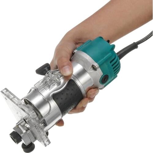 Electric Wood Trimmer home tools Milling Engraving Slotting Trimming Machine Carving Machine manual router woodworking tools