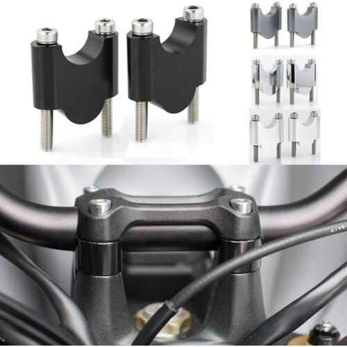 For Husaberg FS450E FS570 FS650C FS650E FX450 TE125 TE250 TE300 28mm 1 1/8" Motorcycle CNC Billet Handlebar Fat Bar Mount Risers
