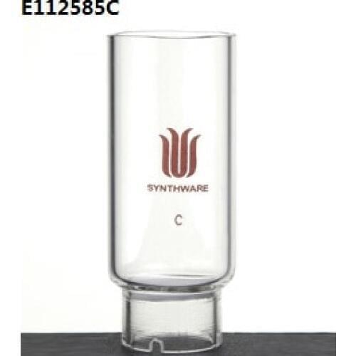 E112585C:Extraction Thimble, Glass, Fits Extractor Size:small, O.D.*Height:25*85mm, Porosity:C