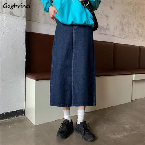 Goghvinci Denim Skirts For Women