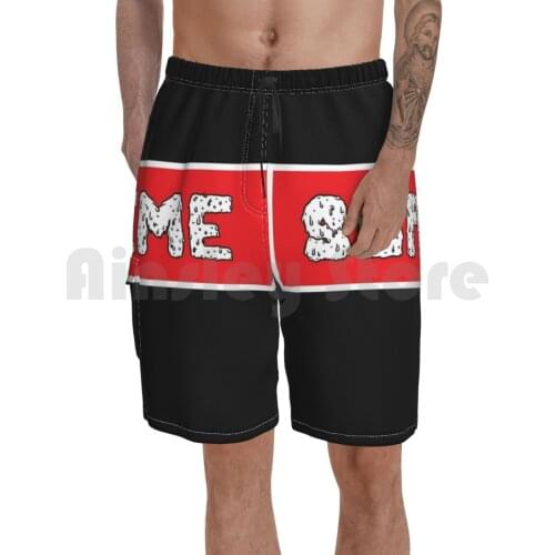 Drip Beach Shorts Men Beach Pants Swimwear Drip Cool Logo Drip Chill Groovy Design Hypebeast Box Logo Red