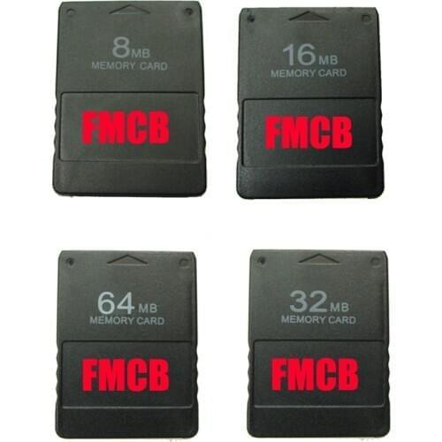 8MB 16MB 32MB 64MB Memory Card for FMCB Free McBoot Card v1.953 for PS2 for Playstation2 game