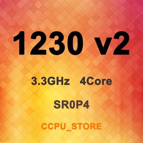 Intel Xeon E3-1230 v2 SR0P4 3.3GHz 4Core 8Thread 8MB 69W LGA1155 CPU Processor