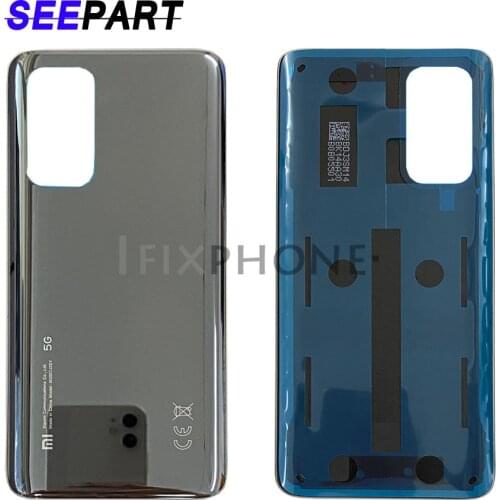 New For Xiaomi Mi 10T Battery Cover Back Glass Panel Rear Housing Case For Xiaomi Mi 10T Back battery Cover Door