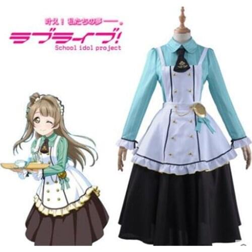 Anime Cosplay Clothing Love Live Cosplay Costumes Tea Party Minami Kotori Maid Dress Lolita Dress A