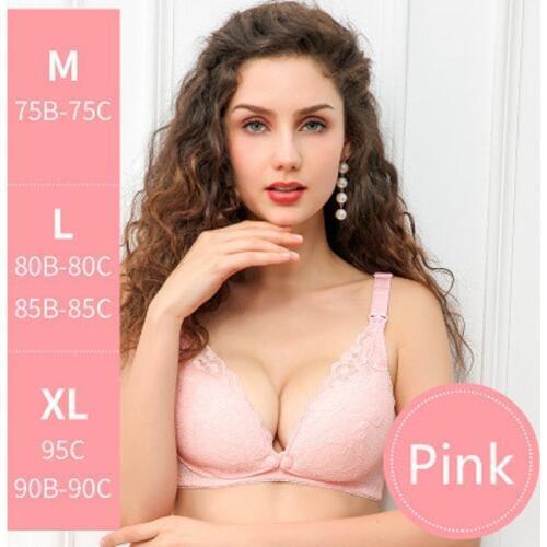 Postpartum skin-friendly comfortable breathable lace front buckle pregnant women nursing bra pregnant women bra bra