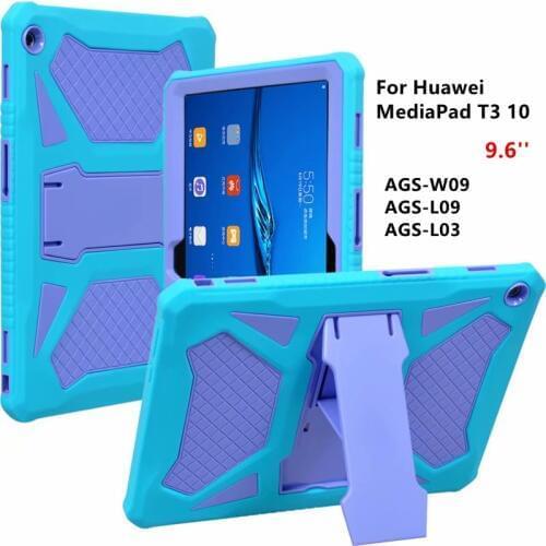 For Huawei MediaPad T3 10 9.6" AGS-W09/L09/L03 Rugged Heavy Duty Cover Shockproof TPU+PC Tablet Shell For Honor Play Pad 2
