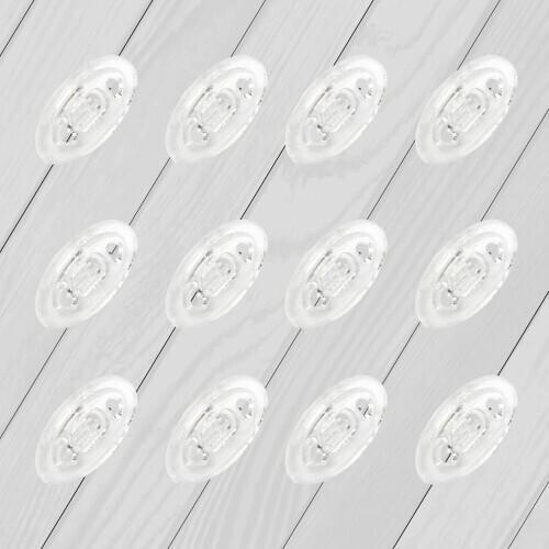 E.O.S Silicon Rubber Replacement Clear Nose Pads for OAKLEY Barspin Xs OY3001 Frame Multi-Options