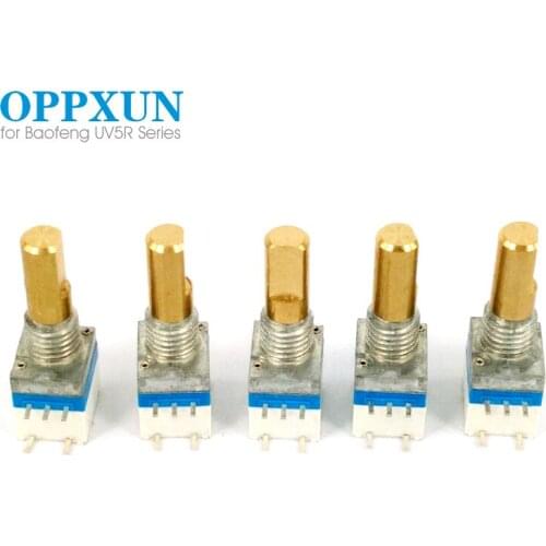 Volume Power Knob Switch Replacement for Baofeng UV5R UV-5R BF-888S Kenwood Motorola TK3107 SM318 Walkie Talkie Two Way Radio