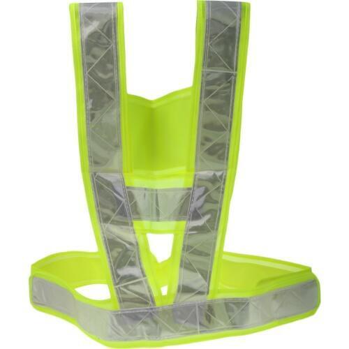 Safety Gear Reflective Vest Belt High Visibility Day And Night for All Outdoor Activities