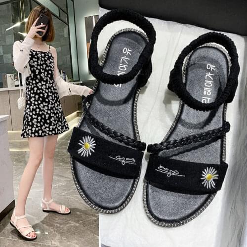 Womens Sandals Foot Bare Strap Lace Up Combination Sandals Summer Beach Party Outdoor Sandals Slippers 2021 NEW