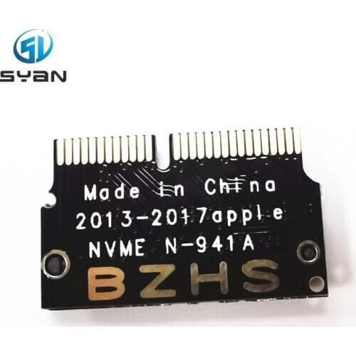 A1398 A1502 A1465 A1466 M.2 M2 SSD Adapter for Macbook laptop NVMe PCI Express PCIE 2013 2014 2015 to M.2 NGFF SSD Adapter Card