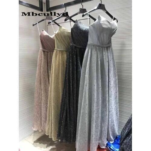 Mbcully Glitter Star Sequined Prom Dresses Long 2020 Elegant A-line Sweetheart Formal Evening Party Gowns Sexy Vestido De Festa