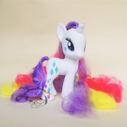 Action Figures 15cm Little Cute Horse Model Doll Color hair Rarity Toys for Children