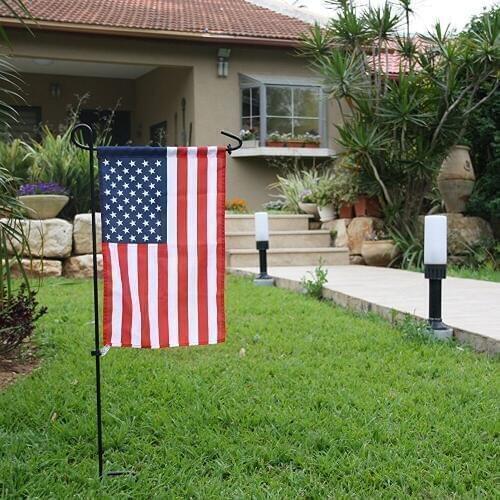 Garden Flagpole Custom Designed Flag 4Pcs Garden Flag Stoppers Rubber Stops Clear Anti-wind Clips Indoor Outdoor Home Decor