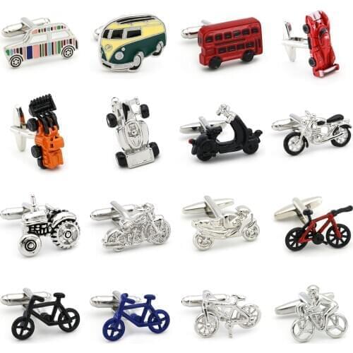 Classic Traffic Cufflinks 28 Styles Option Quality Brass Material Car Cuff Links Wholesale & Retail