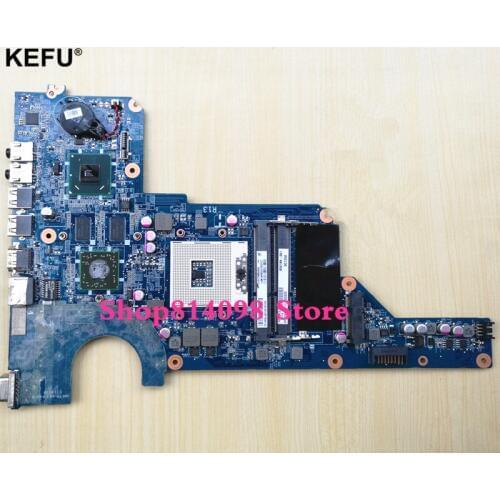 KEFU 636375-001 DA0R13MB6E0 for HP pavilion G4 G6 G7 laptop intel motherboard mainboard s989 hm65 w/ 1gb video card works