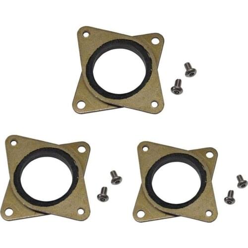 Upgraded NEMA 17 Stepper Steel and Rubber Vibration Dampers with M3 Screw -CNC for 3D Printer Creality CR-10, CR-10S, Ender 3
