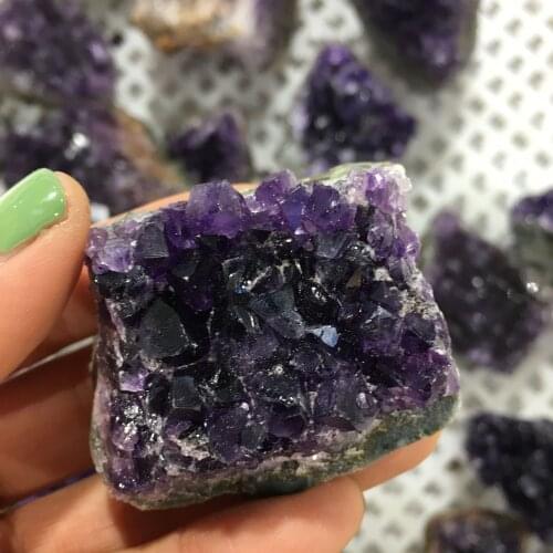 Natural Uruguay Amethyst hole cornucopia ornaments amethyst amethyst cluster Home Furnishing