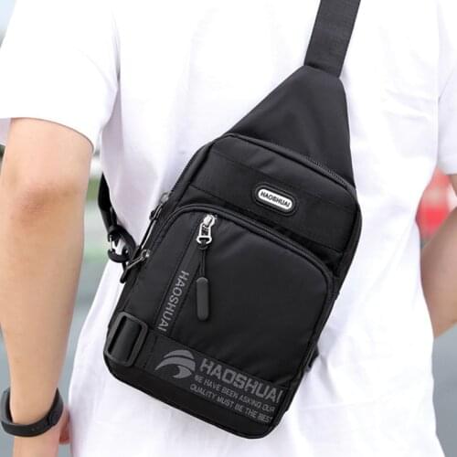 High Quality Nylon Rucksack Backpack Travel Men Male Sling Knapsack Shoulder Bag Crossbody Chest Bags Daypack For Military