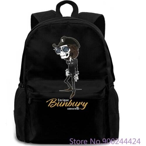 New Bunbury Skull Mens Size S-3XL 2018 Fashion Black Men Summer Style Cool O-Neck backpack