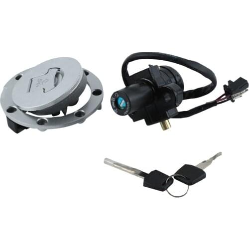 Motorcycle Ignition Switch Fuel Gas Cap Cover with Ignition Lock Keys Set For HONDA CB400 1993-1998